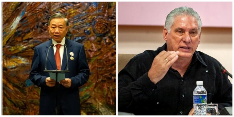 To Lam, líder vietnamita / Miguel Díaz-Canel, gobernante cubano