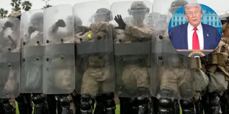 Trump. despliegue policial, Estados Unidos
