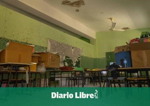 With rubble: Fernando Miguillón School will not be able to start classes
