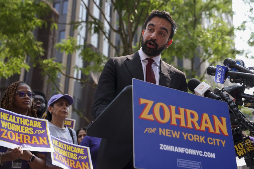 Zohran Mamdani marches to the front in the race for the Mayor's Office of New York City