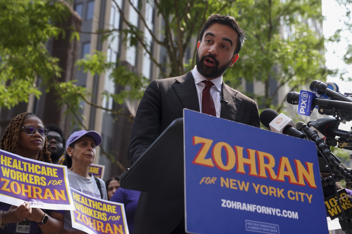 Zohran Mamdani marches to the front in the race for the Mayor's Office of New York City
