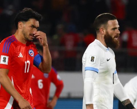 0-0: Chile, last and third consecutive time outside a World Cup