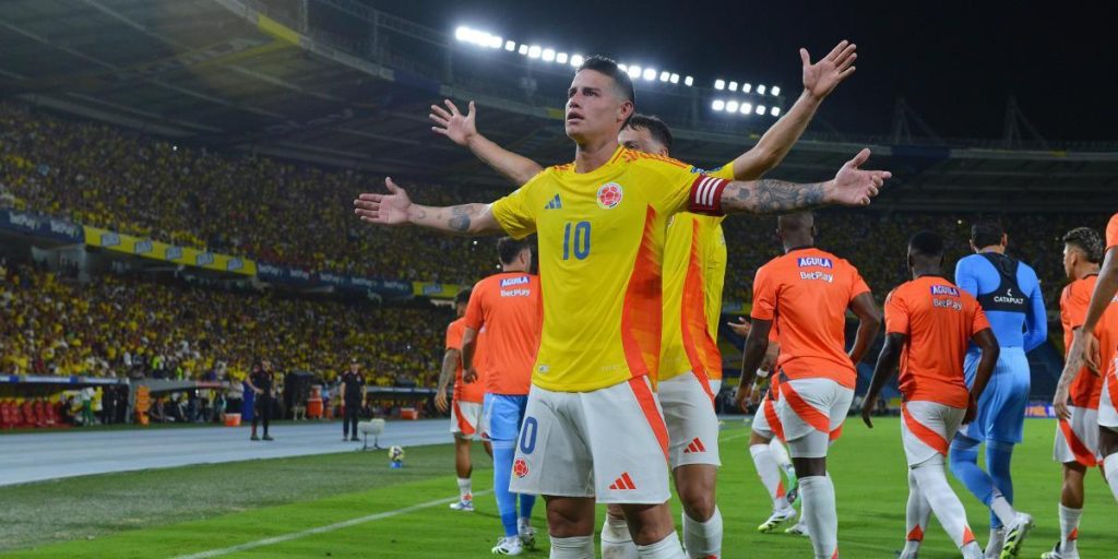 3-0: James leads the win of Colombia to Bolivia