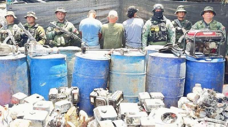 3 subjects arrested for operating illegal mining camp in Amazonas