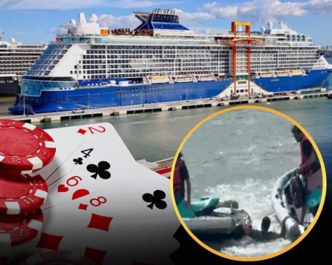 A man jumps from a cruise in Puerto Rico for not paying a debt for bets