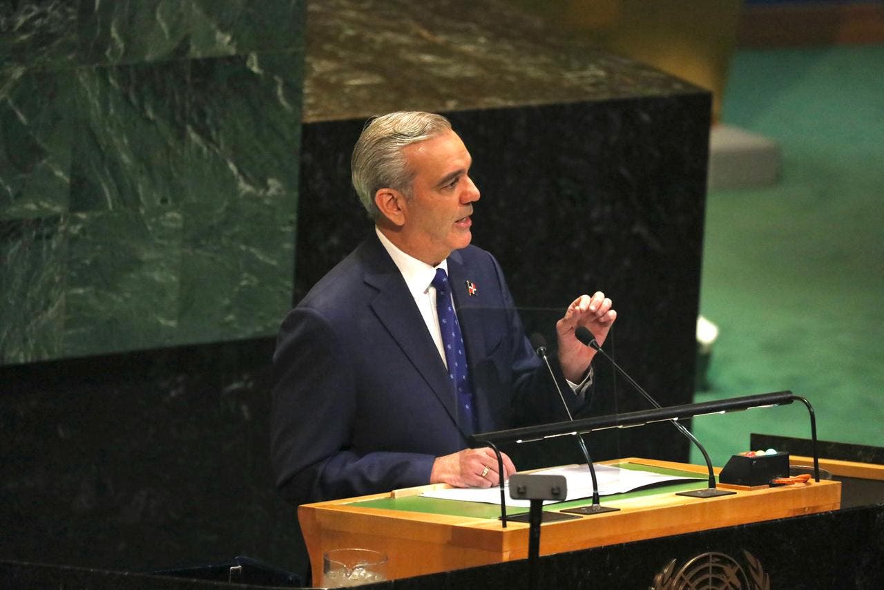 Abinader reclama justicia climática y propone que una mujer lidere la ONU