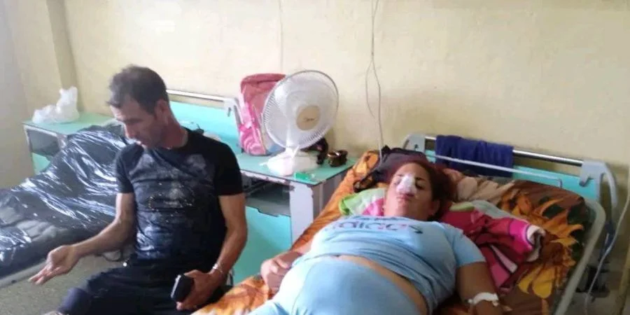 Una de las personas que resultó herida en el accidente