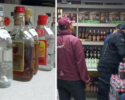 After inspection, bar suspends in Bogotá for having bottles with adulterated liquor