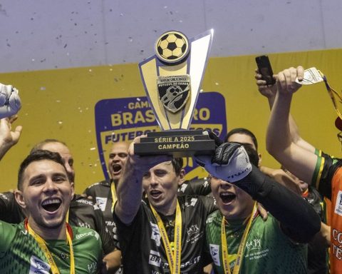 Agafuc wins octal championship of the Brazilian blind football