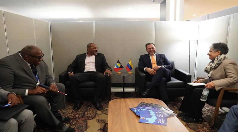 Alliance between Venezuela and Antigua and Barbuda promotes the defense of peace in the Caribbean