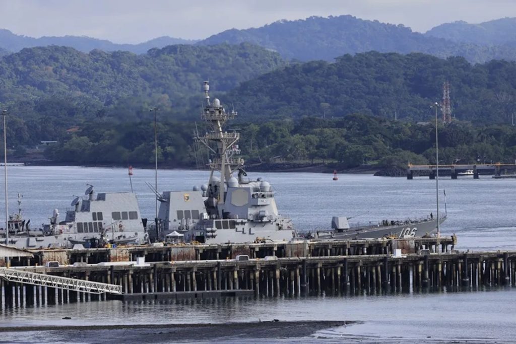 An American war ship arrives in Panama, in full tension USA-Venezuela