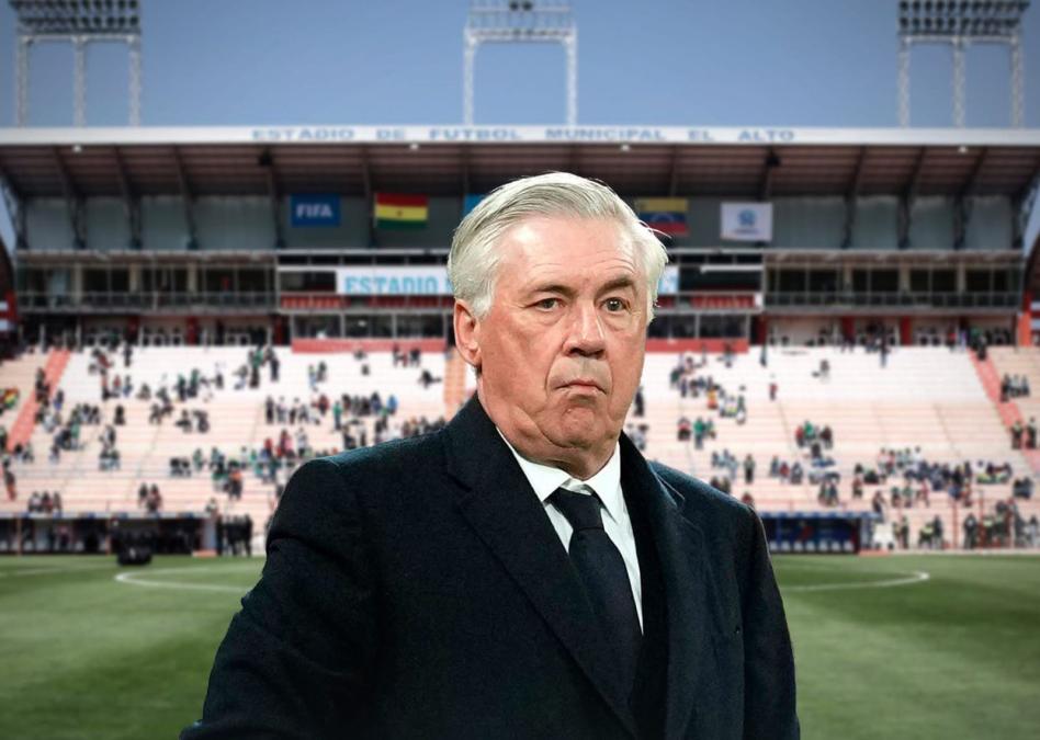 Ancelotti and the height: "I personally had problems"