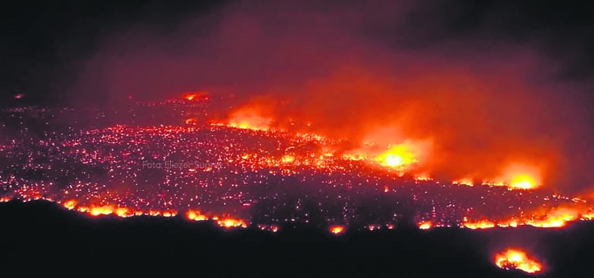 Arden Ñembi Guasu and the Natural Area San Matías; The lack of fuel hinders combat