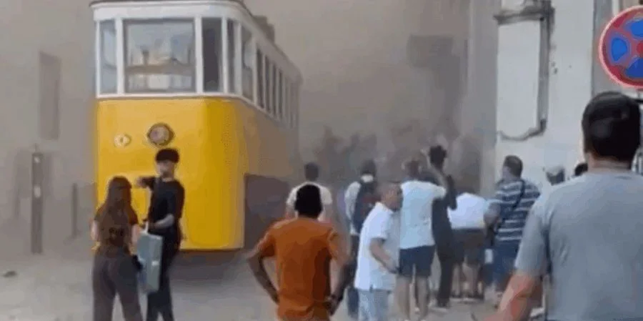 Accidente del histórico funicular de la Gloria de Lisboa