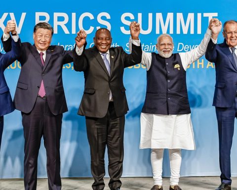 BRICS leaders talk about tariffs and wars at a virtual meeting