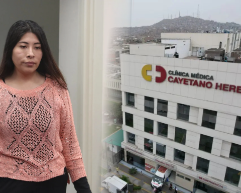Betssy Chávez was transferred to Cayetano Heredia Clinic after presenting signs of dehydration