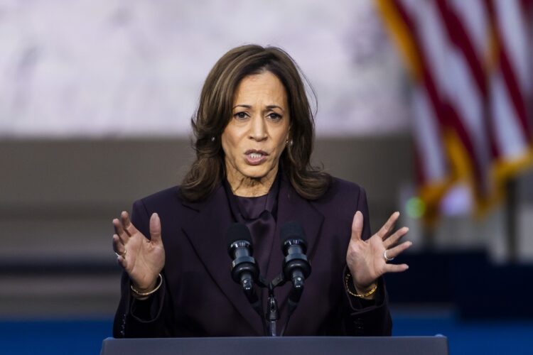 Kamala Harris. Foto: EFE/EPA/JIM LO SCALZO.