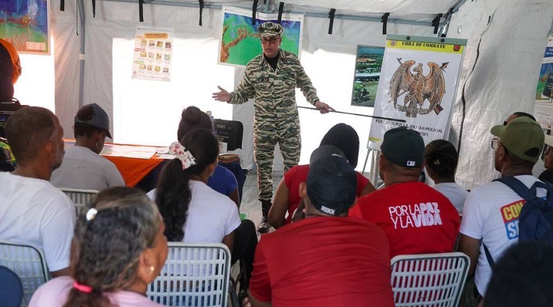 Milicia Bolivariana despliegan en Simulacro Nacional desde los circuitos comunales