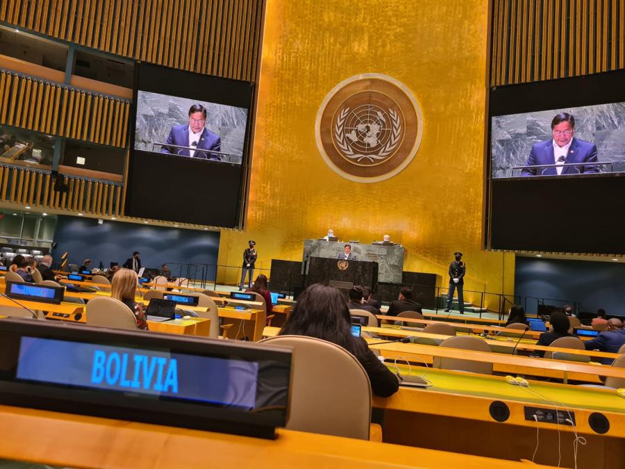 Bolivia pays debt with the UN and Arce Alista the goodbye of the international community