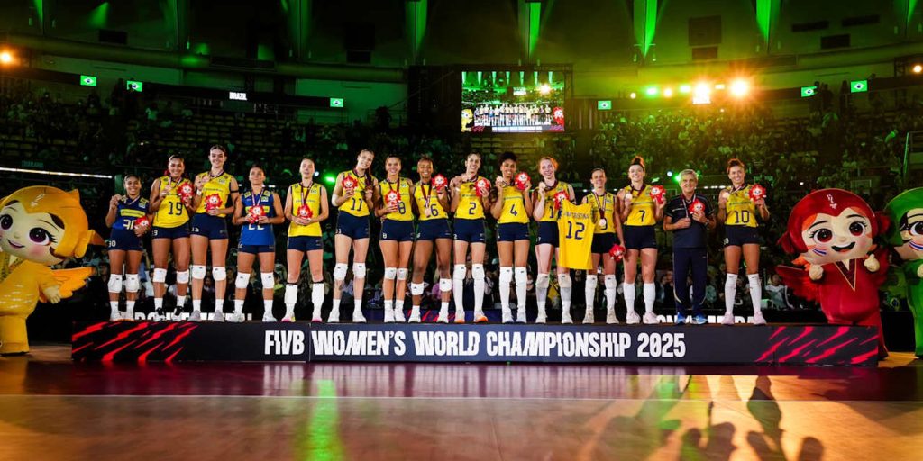 Brazil guarantees bronze in the World Women's Volleyball Championship