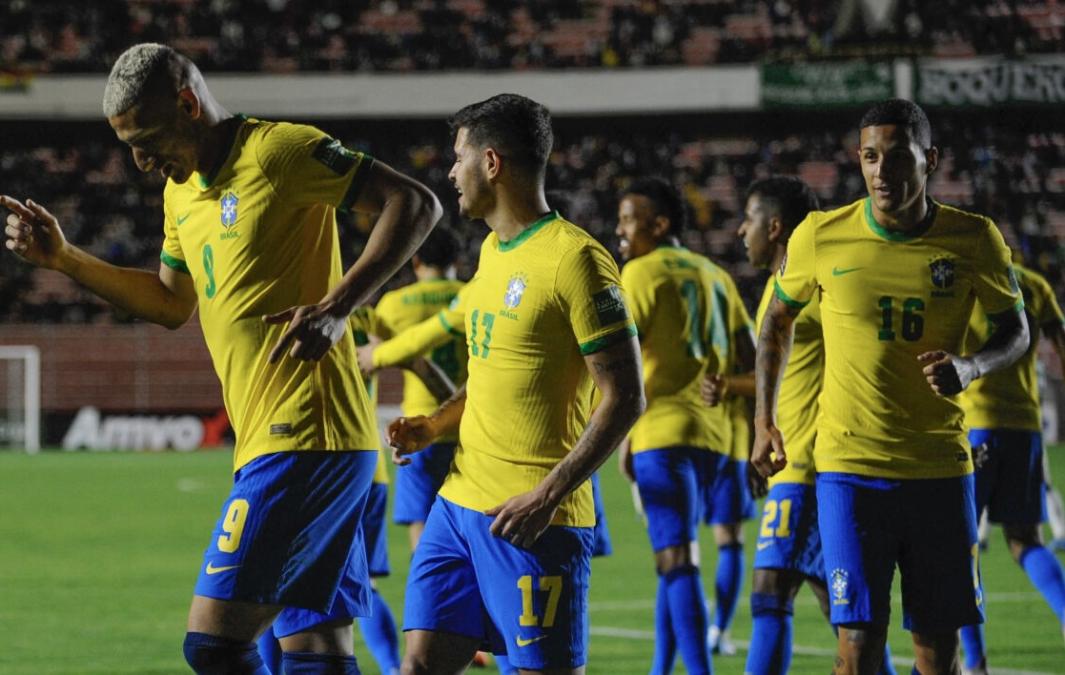Brazil has the scorers from 0-4 to Bolivia from 2022 in La Paz