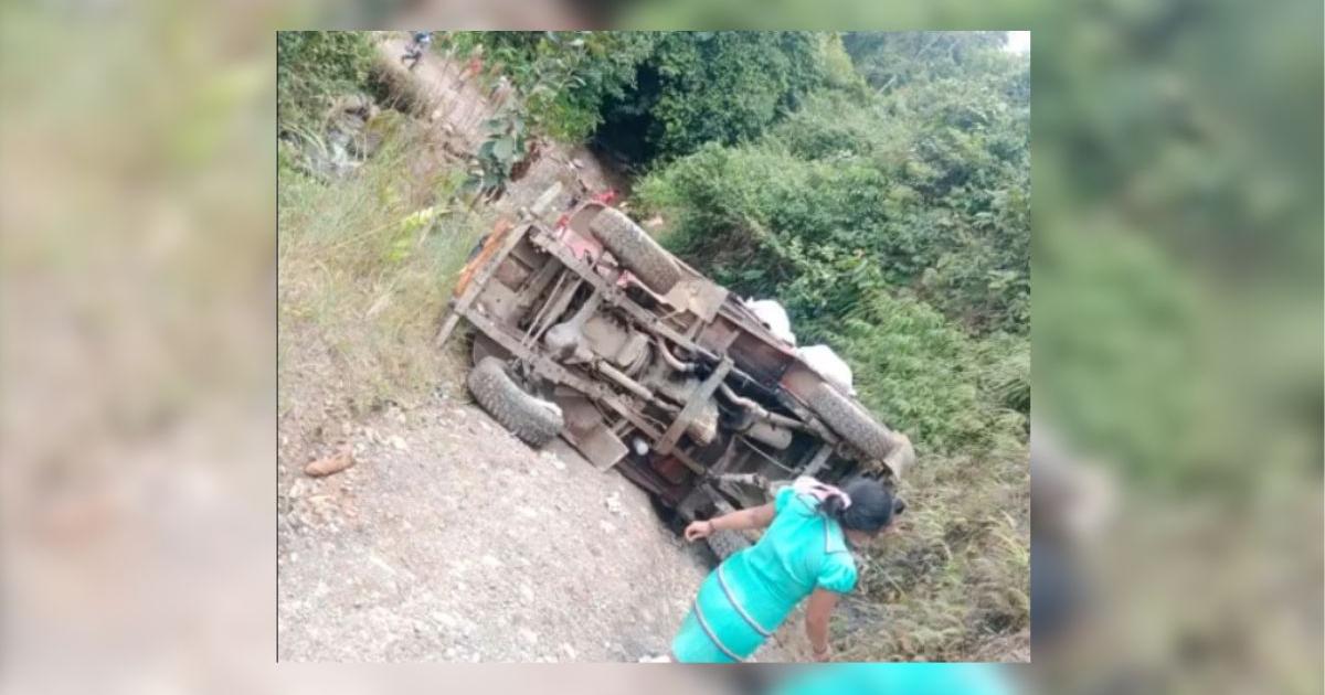 Campero with indigenous people who returned from Bogotá fell into an abyss on the Pan -American Way (Risaralda)
