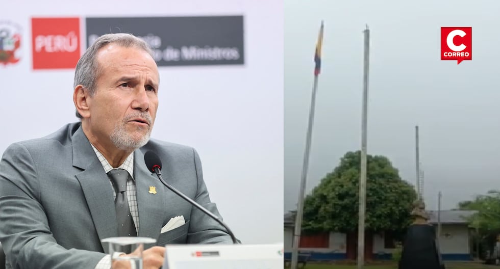 Chancellor Elmer Schialer: Army withdrew Colombian flag raised in Loreto and complaint was made
