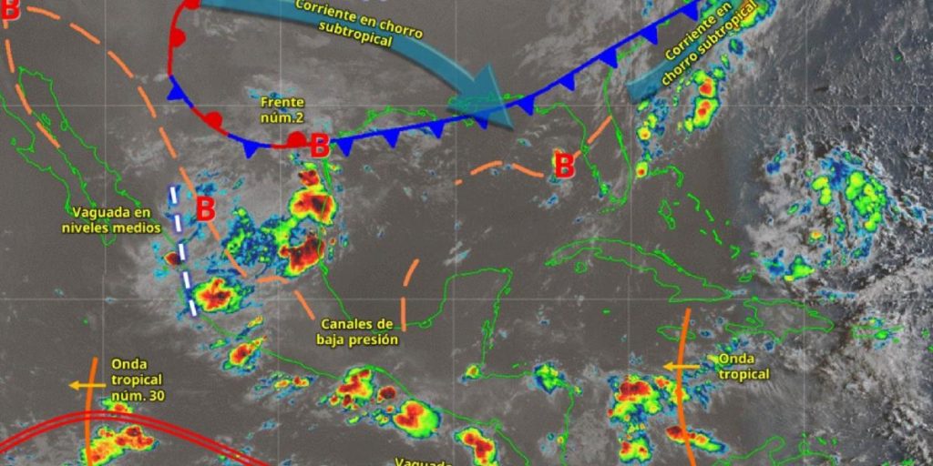 Climate in Mexico this September 7: heavy rains in north, east and southeast
