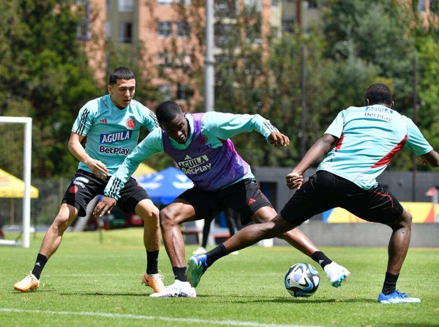 Colombia started training with a small group of players