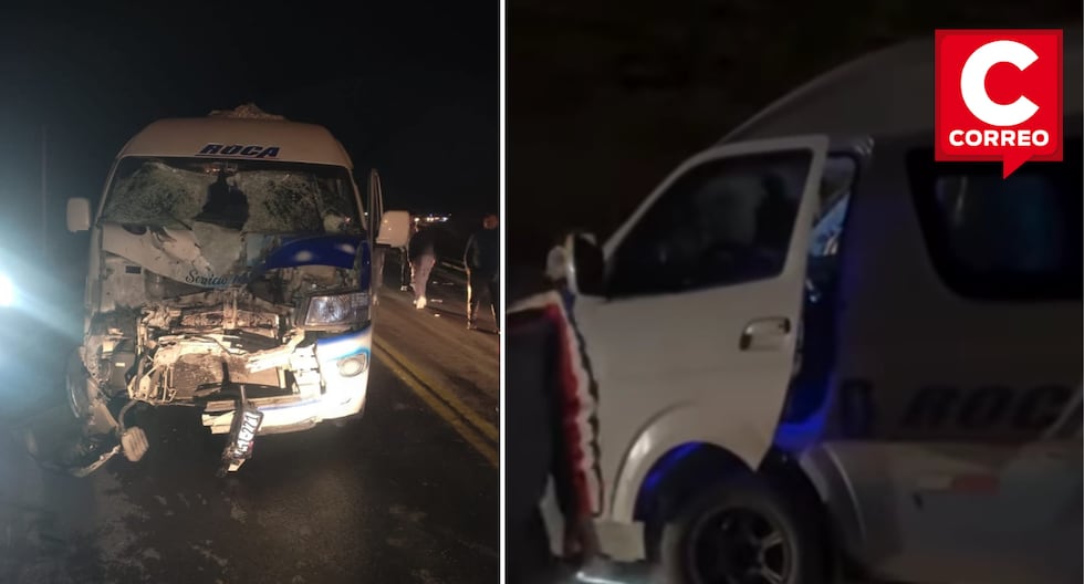 Combi driver escaped after mortal clash in the oroya