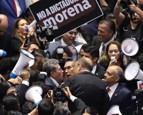 Confrontations, screams and mermaids illustrate restart in the Congress of the Union