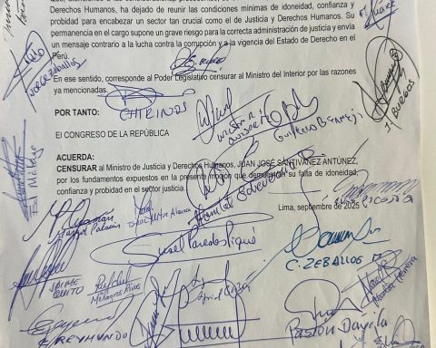 Congress presents a motion of censure against Juan José Santiváñez after revelation of audios