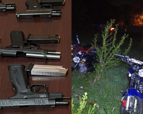 Golpe a la delincuencia: ocupan armas y vehículos a presunta banda criminal en Santiago