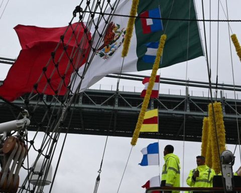 Cuauhtémoc ship returns to New York after sea tests