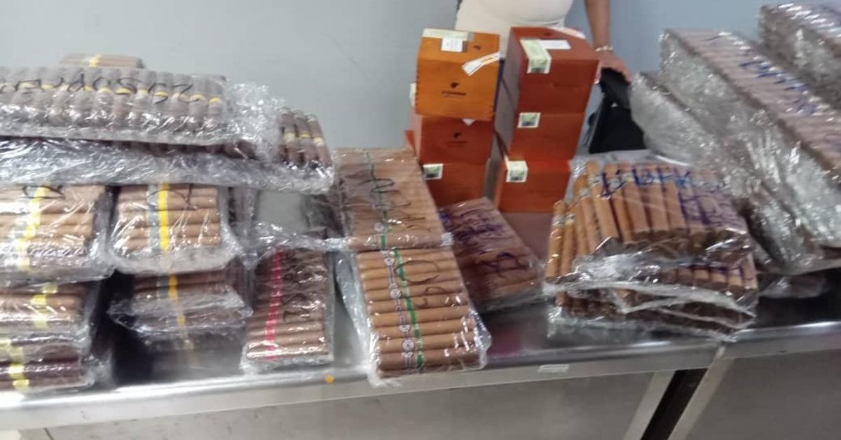 Cuban tobacco seizures: 4,500 cigars in Havana, 133 in Spain