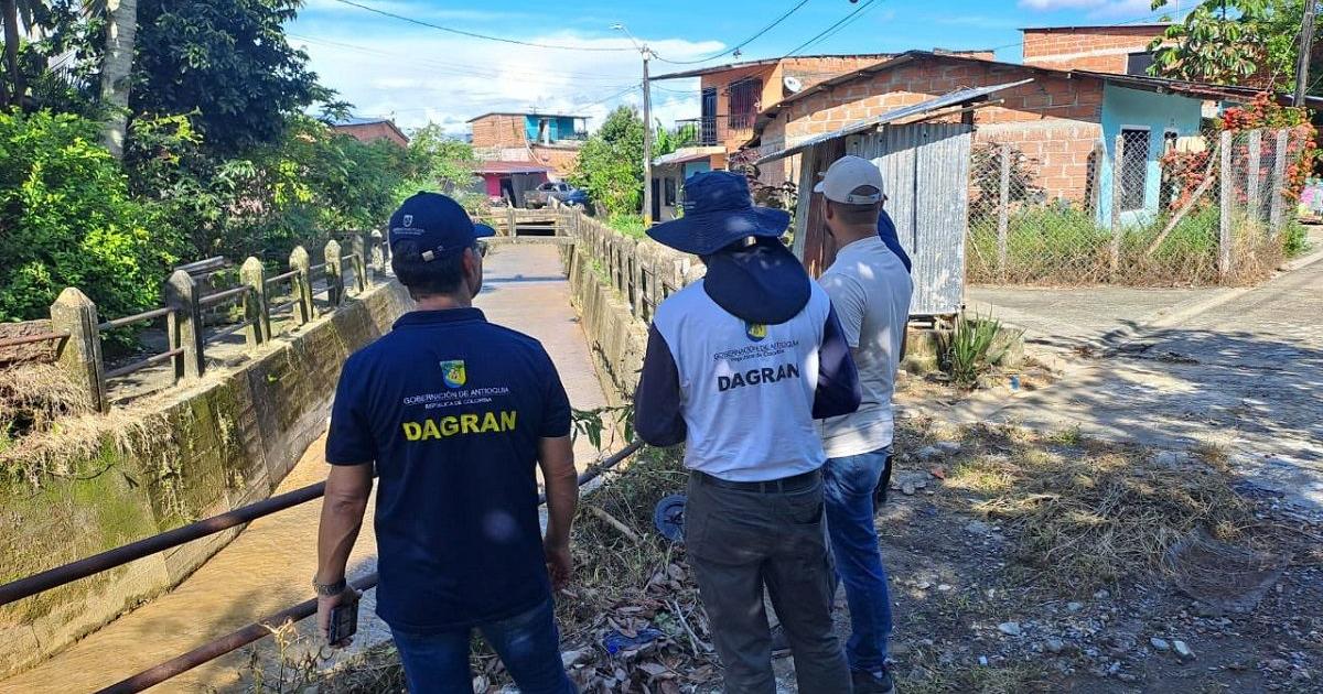 Dagran made a technical visit after flooding in Tarazá that affected 100 families