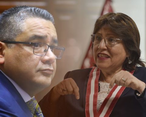 Delia Espinoza constitutionally denounces Santiváñez for alleged irregular hiring when he was Minister of the Interior