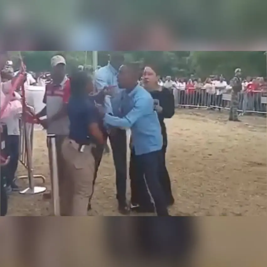 Diputada de Puerto Plata protagoniza altercado con agente de seguridad presidencial