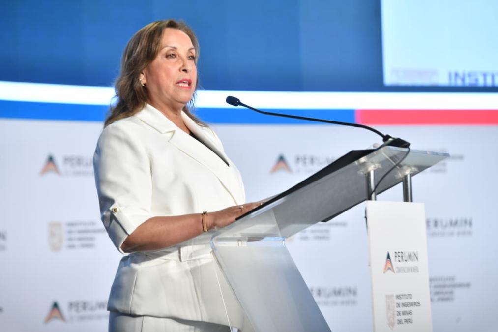 Dina Boluarte in Perumin: "My government does not agree with illegal issues"