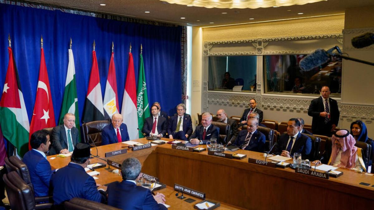 Donald Trump proposes a new 21 -point peace plan for the Gaza Strip