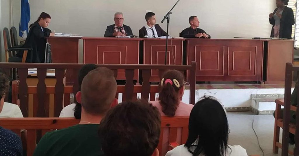 Eight years in prison for drugs in an exemplary trial for a young man of 18