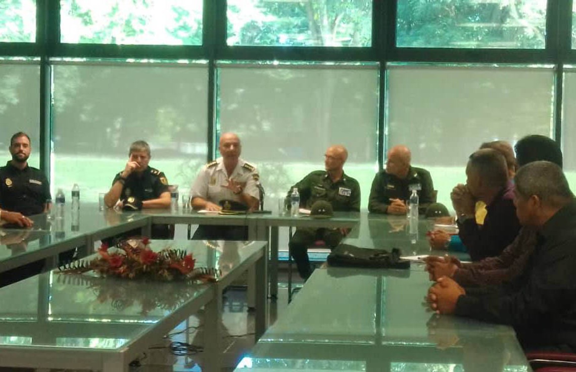 España police teach in Havana on confrontation to drug trafficking