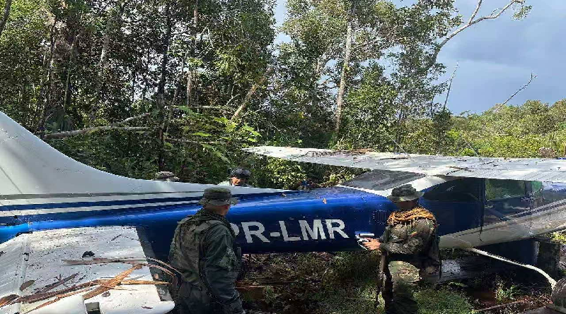 FANB useless aircraft used by drug trafficking in Amazonas