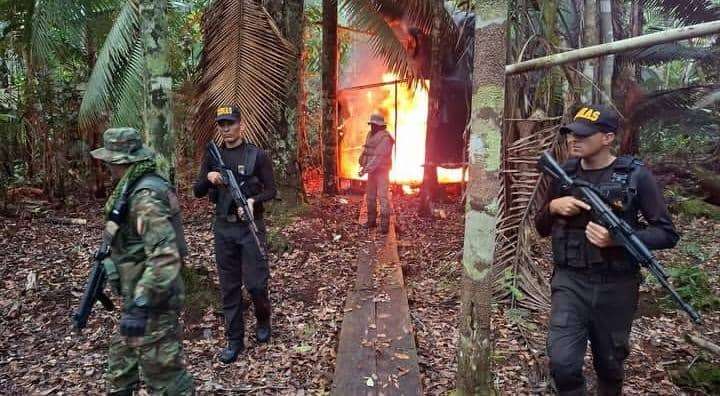 Fanb destroyed camps used by Tancol groups in Amazonas