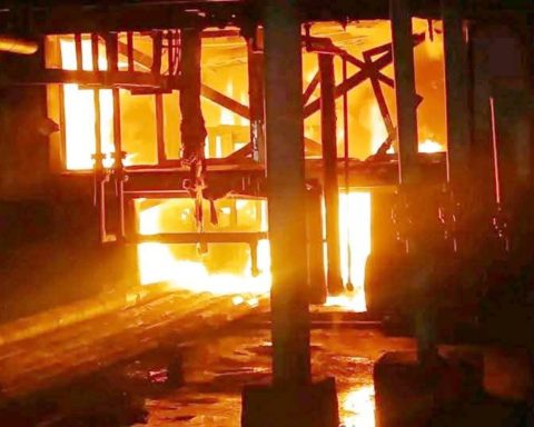 Fire in the thermoelectric spring "does not interfere with its normal operations"