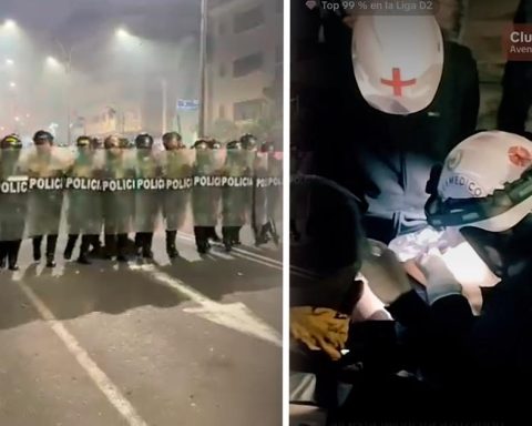 First injured in the second march of the Z generation: Brigadista was a victim of Perdigón