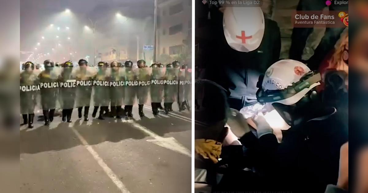 First injured in the second march of the Z generation: Brigadista was a victim of Perdigón