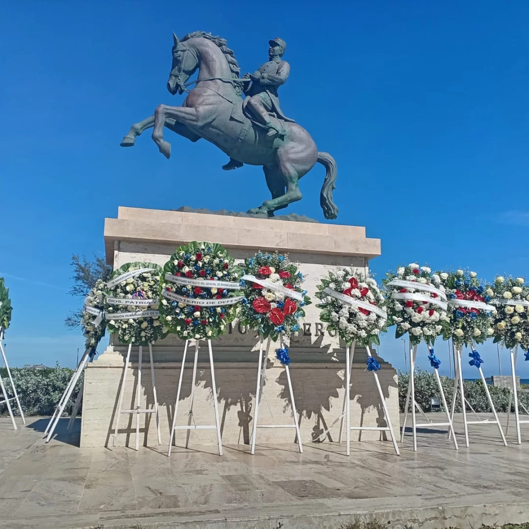 General Gregorio Luperón honors in Puerto Plata on the occasion of the 186th anniversary of his birth