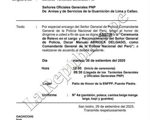 General Óscar Arriola is the new PNP General Commander