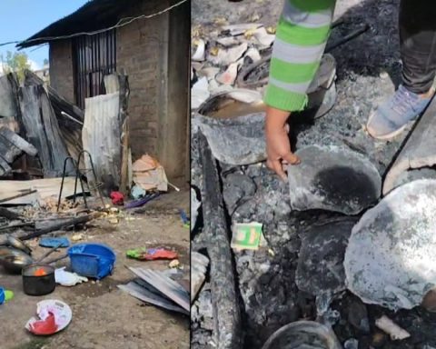 Huancayo: Fire in Pilcomayo leaves without belonging to the mother of five children who went to work (video)